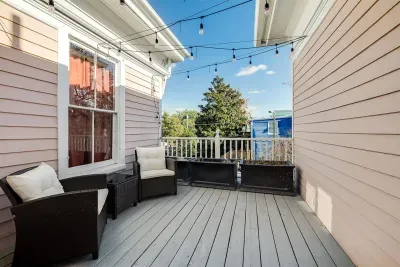 Upstairs porch