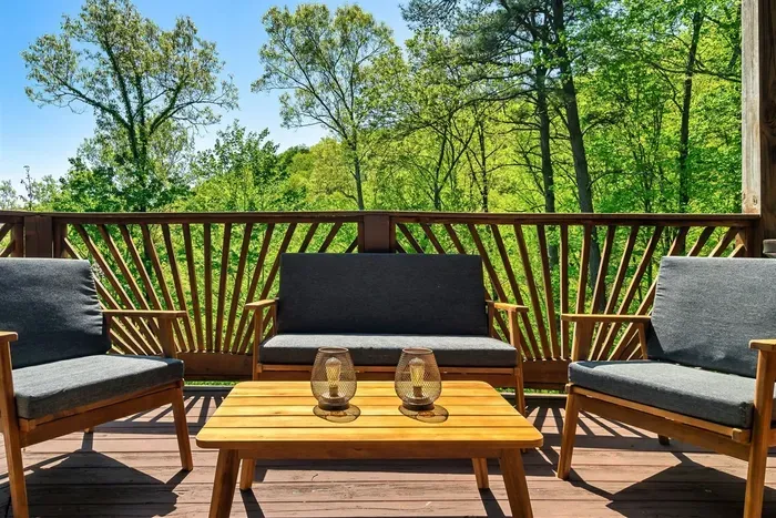 Step outside, soak in comfort and calm.