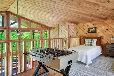 Rest easy with a view of the living space.