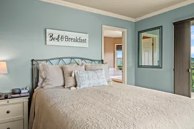Crisp linens and a bed made for sleeping in