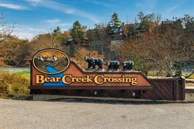 Say hello to Bear Creek Crossing! Perfect backdrop for memories.