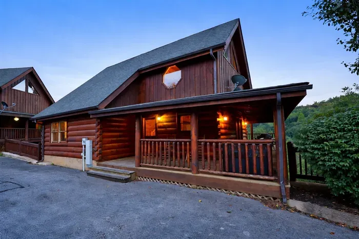 Step outside the cabin and take in the beautiful scenery and quiet surroundings.
