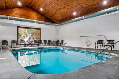 Enjoy a relaxing swim in the indoor pool, perfect for any time of the day.
