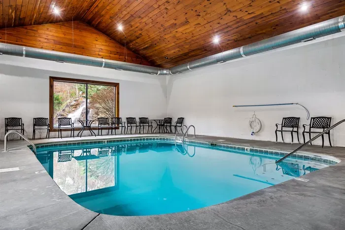 Enjoy a relaxing swim in the indoor pool, perfect for any time of the day.