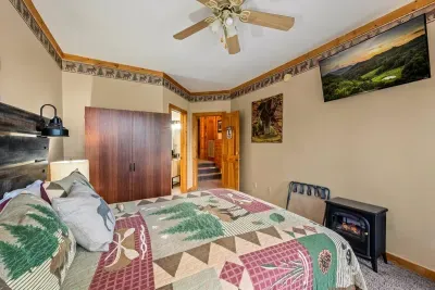 This cozy and private bedroom is ready to welcome you.
