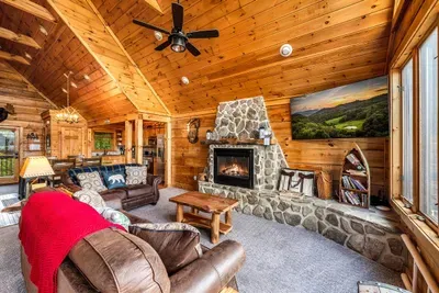 Let the warmth of the fireplace welcome you home 😊.