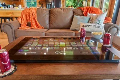 Bright and welcoming space for relaxing indoors.