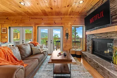Spacious living room designed for comfort and relaxation.