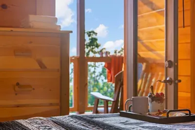 Sunlight, smiles, and a little breakfast indulgence.