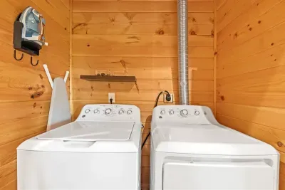 Spin, wash, dry, repeat — laundry day made easy.