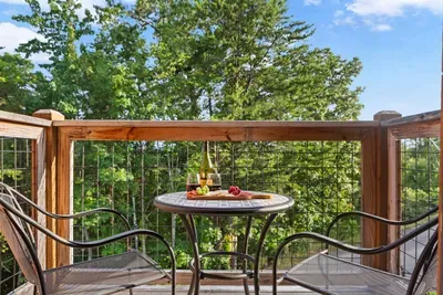 Balcony therapy: fresh air, a warm cup, and little bites of happiness.