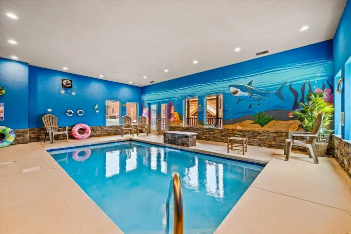 Private indoor pool, open every month of the year