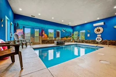 Poolside seating and climate control year-round