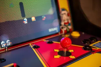 Classic arcade cabinet loaded with retro favorites — drop in a game and settle old scores. The kind of throwback the whole family rallies around.