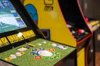 More arcade classics on tap — hundreds of games, zero quarters required. Rainy days practically plan themselves in here.