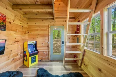 Step into fun — arcade games + loft nook for endless playtime!