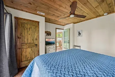 Bedroom 2 includes king bed and TV with Firestick--bring your own passwords!