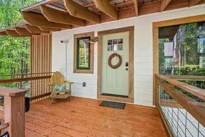 Back deck with a peaceful view!