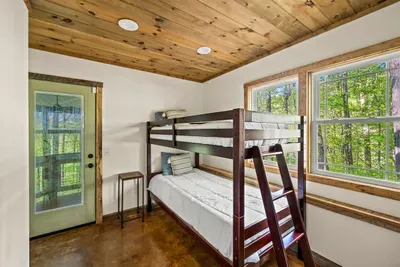 Bedroom 4 includes twin over twin bunk beds.