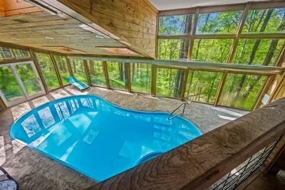 Indoor pool and spa.  Pool is heated to 85 degrees.