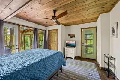 Bedroom 2 includes king bed and TV with Firestick--bring your own passwords!