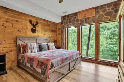 Oversized windows let in natural light 🌞