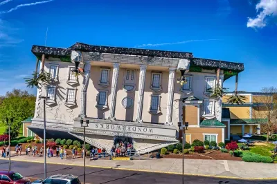 WonderWorks Pigeon Forge — just minutes from your cabin and guaranteed to confuse, delight, and entertain the whole group. Some trips need a little upside-down in them.