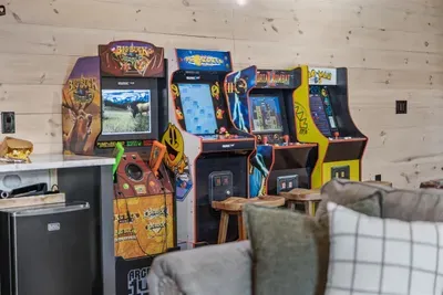 Our arcade machines offer hours of nostalgic fun for kids and adults.