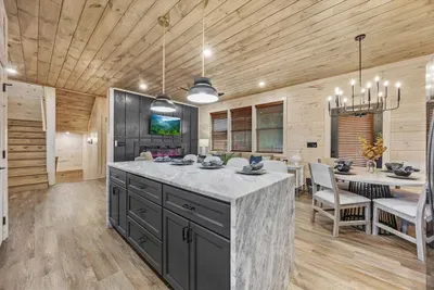 With plenty of seating, this is the perfect spot for your entire group to relax together.