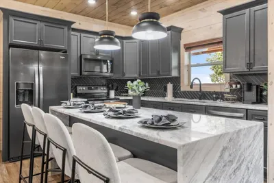The perfect spot for a feast or a fun-filled game night.