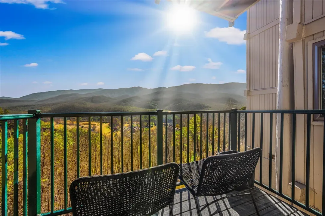 Beautiful view from the balcony!
