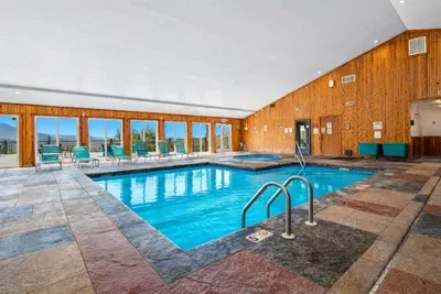 Enjoy swimming year around in the heated indoor community pool.