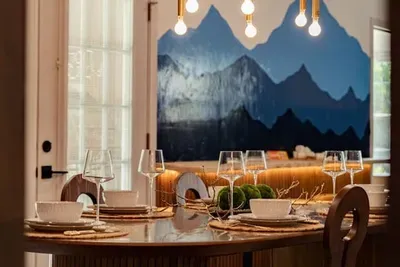 A closer look at a beautifully set dining table, where every detail feels inviting.