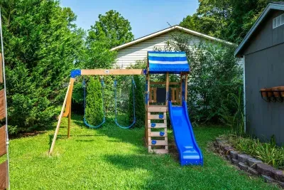 A fun-filled play garden for kids, where laughter, games, and happy memories grow.