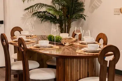 Details that bring people together, a close-up of a cozy dining setup.
