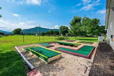 Mini golf, big fun, a perfect spot for friendly competition and laughter.