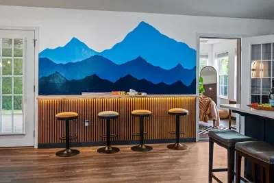 cook, prep, and gather a well-designed kitchen with a spacious wall design.