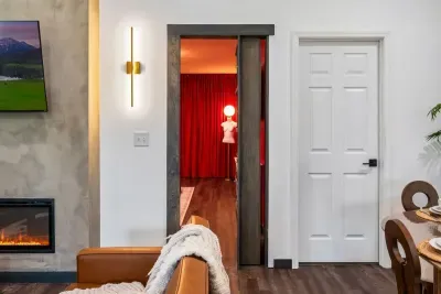 A seamless flow from living area to bedroom, comfort and privacy in one beautiful space.