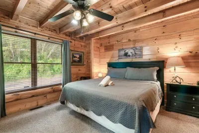 A good night’s sleep is just as important as the day’s adventures — this cabin delivers both.