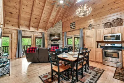 Guests love the wide-open layout — it’s where family memories are made. Book your stay today.