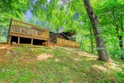 Where the cabin meets the calm of nature.