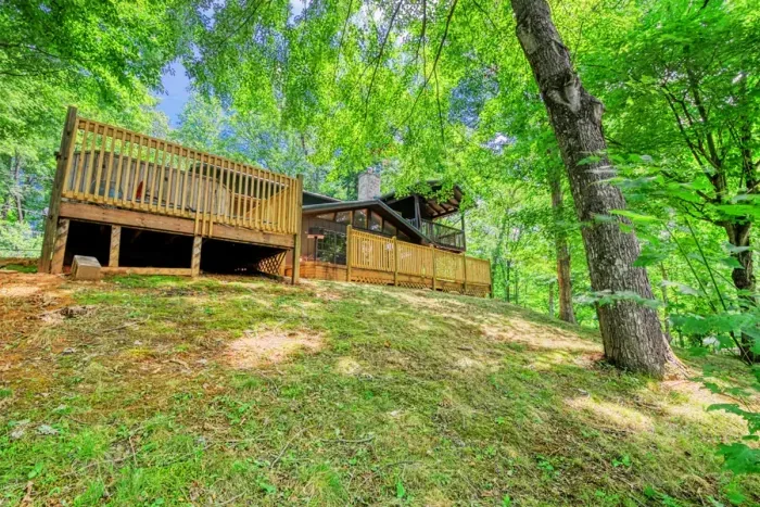 Where the cabin meets the calm of nature.
