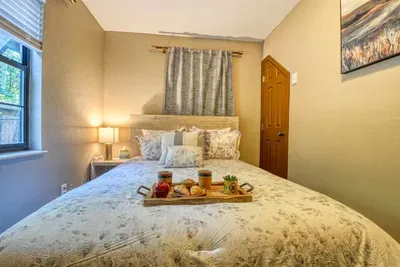 A bedroom that hugs you the moment you enter.