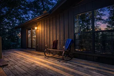 Evenings on the balcony, swaying gently with the fading light.