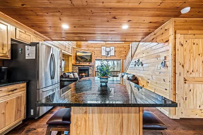 Stylish, functional, and inviting—kitchen meets living room perfection