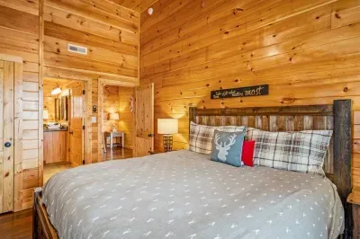 our private retreat—bedroom with ensuite bathroom for ultimate comfort 🛏️🛁