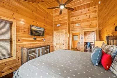 Quiet movie nights and peaceful mornings—your bedroom retreat