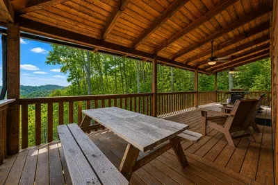 Balcony bliss: fresh air, peaceful views, and a table made for memories