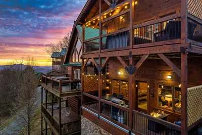Welcome to Bear Cub Splash!  Flat, convenient parking with 2 reserved spaces directly in front of the cabin.