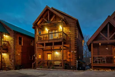 Welcome to Bear Cub Splash!  Flat, convenient parking with 2 reserved spaces directly in front of the cabin.